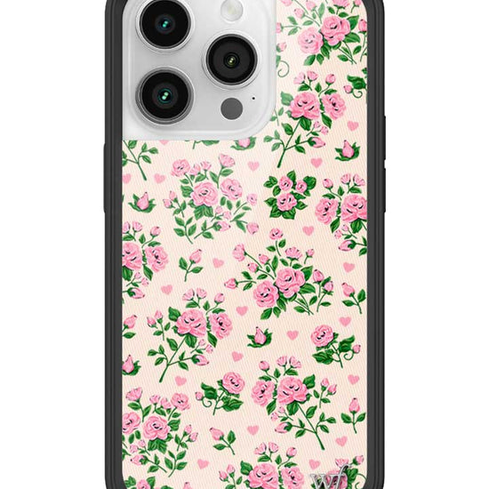 Wildflower iPhone case 14 Pro Pinky Promise Roses Pink Cute