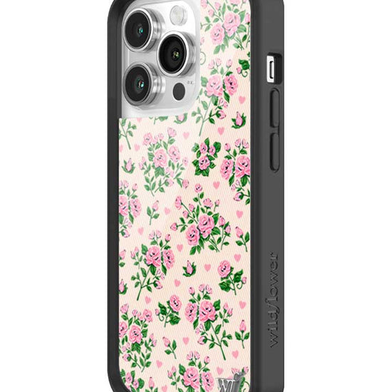 Wildflower iPhone case 14 Pro Pinky Promise Roses Pink Cute