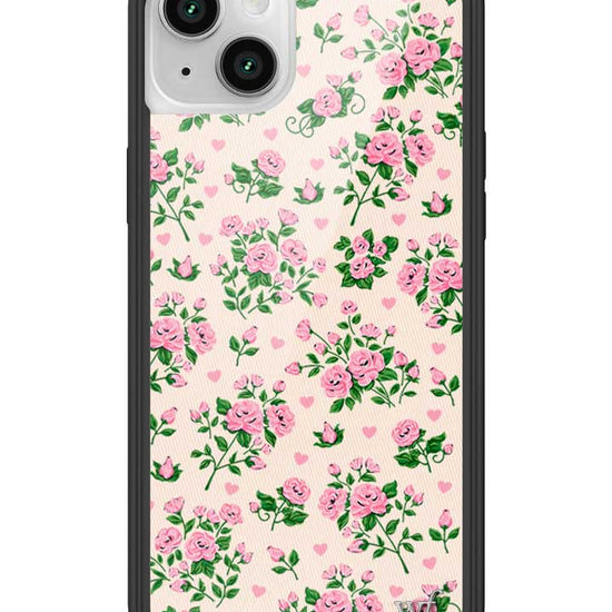 Wildflower iPhone case 14 Plus Pinky Promise Roses Pink Cute