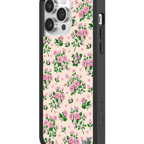 Wildflower iPhone case 14 Pro Max Pinky Promise Roses Pink Cute