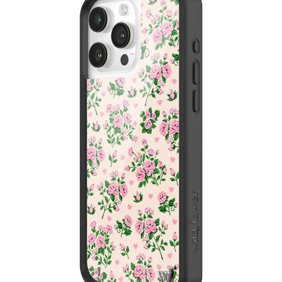 Wildflower iPhone case 15 Pro Max Pinky Promise Roses Pink Cute