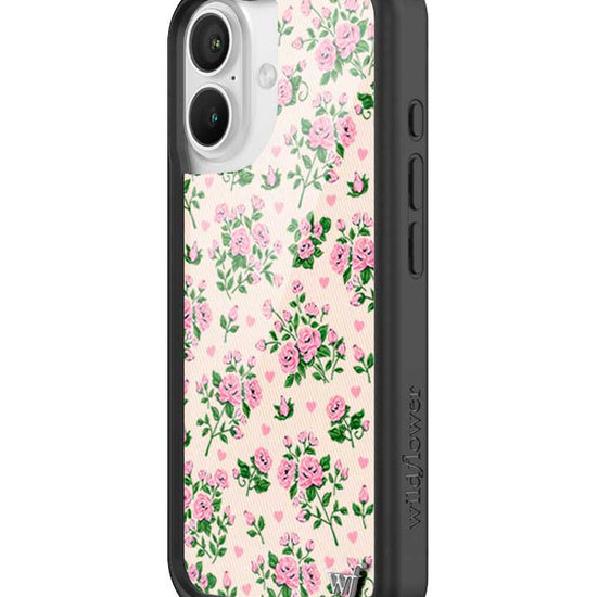 Wildflower iPhone case 16 Pinky Promise Roses Pink Cute