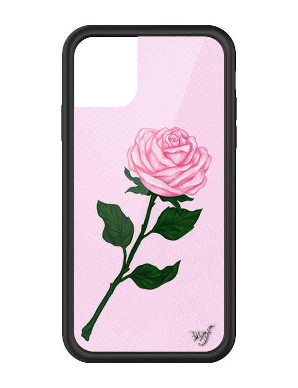 Wildflower iPhone case 11 Pink Rose Flowers Cute