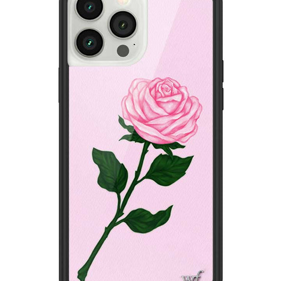 Wildflower iPhone case 13 Pro Max Pink Rose Flowers Cute