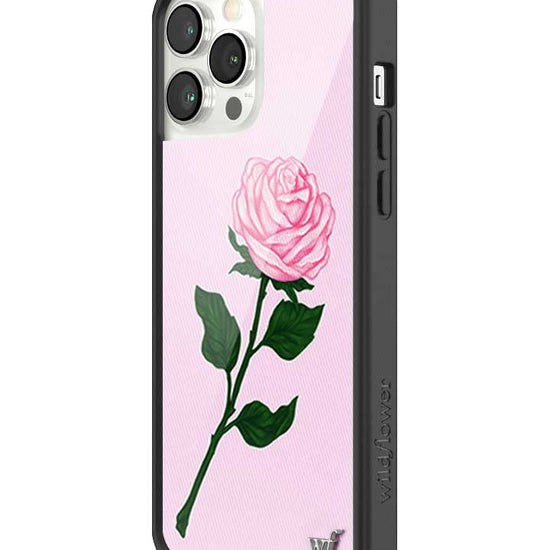 Wildflower iPhone case 13 Pro Max Pink Rose Flowers Cute