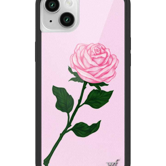 Wildflower iPhone case 14 Pink Rose Flowers Cute