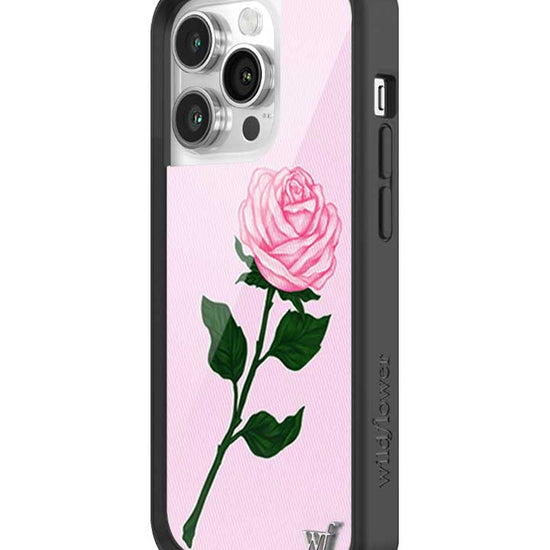 Wildflower iPhone case 14 Pro Pink Rose Flowers Cute