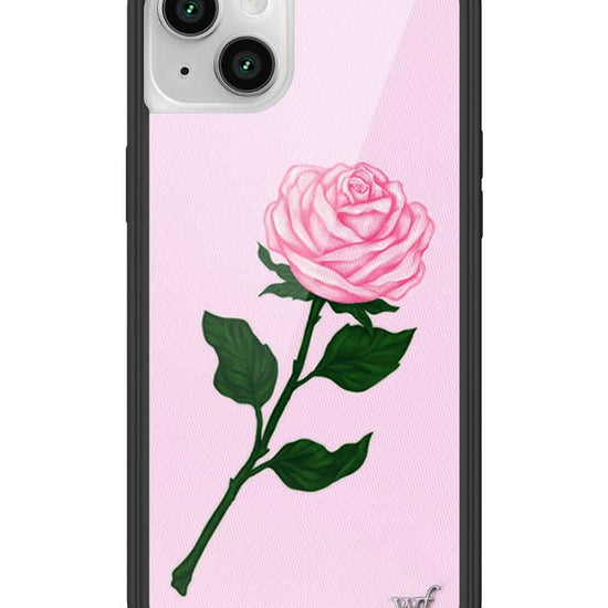 Wildflower iPhone case 14 Plus Pink Rose Flowers Cute