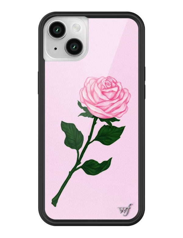 Wildflower iPhone case 14 Plus Pink Rose Flowers Cute