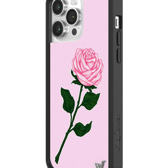 Wildflower iPhone case 14 Pro Max Pink Rose Flowers Cute