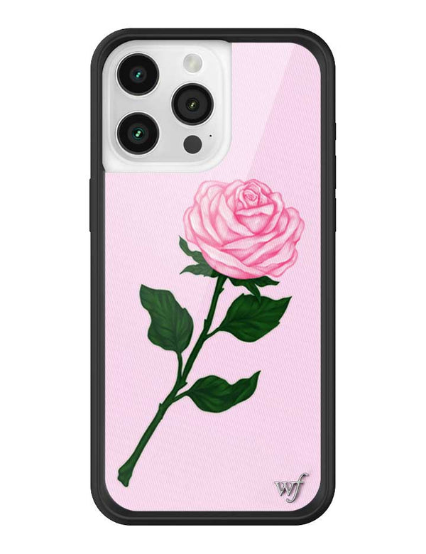 Wildflower iPhone case 15 Pro Max Pink Rose Flowers Cute