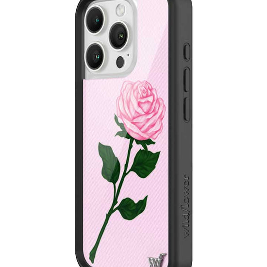 Wildflower iPhone case 16 Pro Pink Rose Flowers Cute