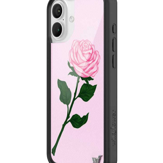 Wildflower iPhone case 16 Plus Pink Rose Flowers Cute