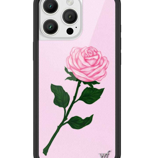 Wildflower iPhone case 16 Pro Max Pink Rose Flowers Cute