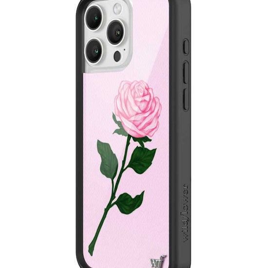 Wildflower iPhone case 16 Pro Max Pink Rose Flowers Cute