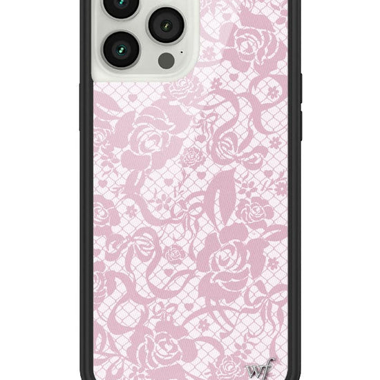 Wildflower Pink Lace iPhone 13 Pro Max Case