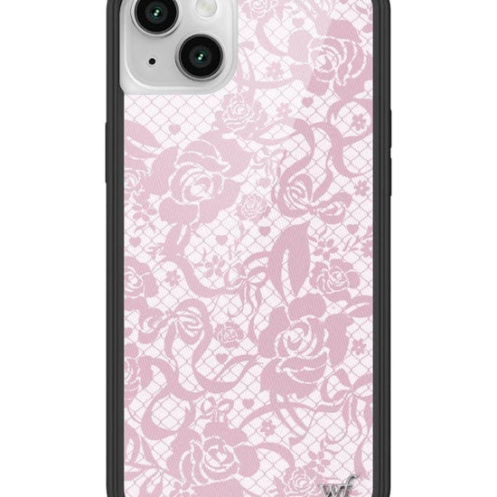 Wildflower Pink Lace iPhone 14 Case