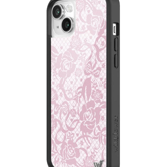 Wildflower Pink Lace iPhone 14 Case