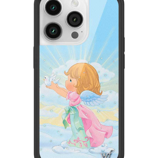 Wildflower iPhone case 14 Pro Precious Moments Angel Sweet Blue