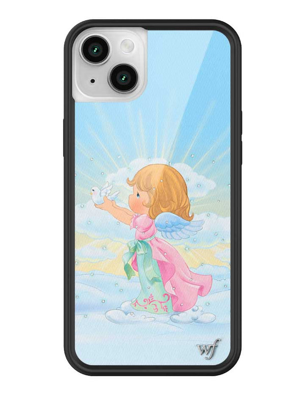 Wildflower iPhone case 14 Plus Precious Moments Angel Sweet Blue