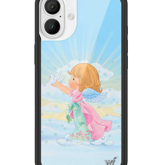 Wildflower iPhone case 16 Plus Precious Moments Angel Sweet Blue