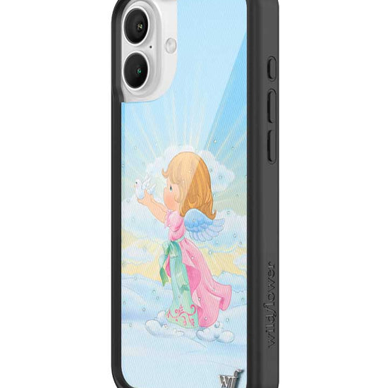 Wildflower iPhone case 16 Plus Precious Moments Angel Sweet Blue