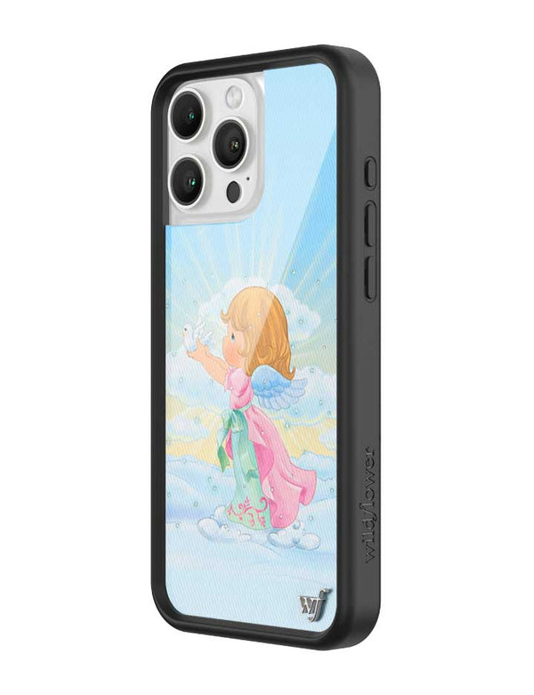 Wildflower iPhone case 16 Pro Max Precious Moments Angel Sweet Blue