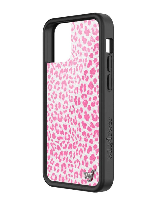 wildflower pink meow iphone 13mini case