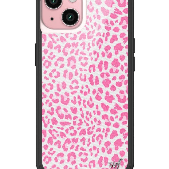 Wildflower Pink Meow iPhone 15 Case