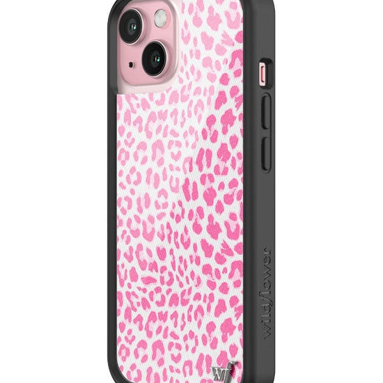 Wildflower Pink Meow iPhone 15 Case