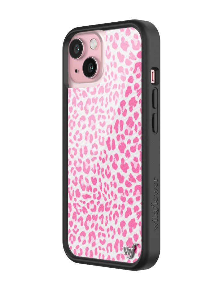 Wildflower Pink Meow iPhone 15 Case Wildflower Cases