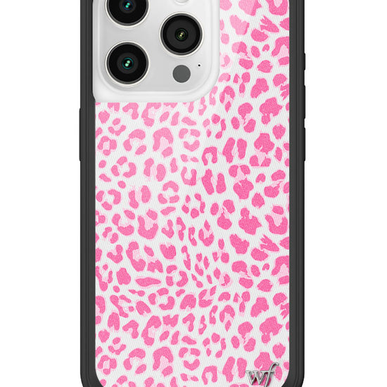 Wildflower Pink Meow iPhone 15 Pro Case