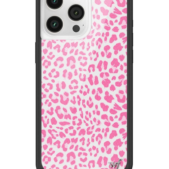 wildflower pink meow iphone 15 pro max case
