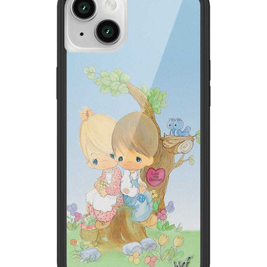 Wildflower iPhone case 13 Precious Moments Love One Another Sweet Blue