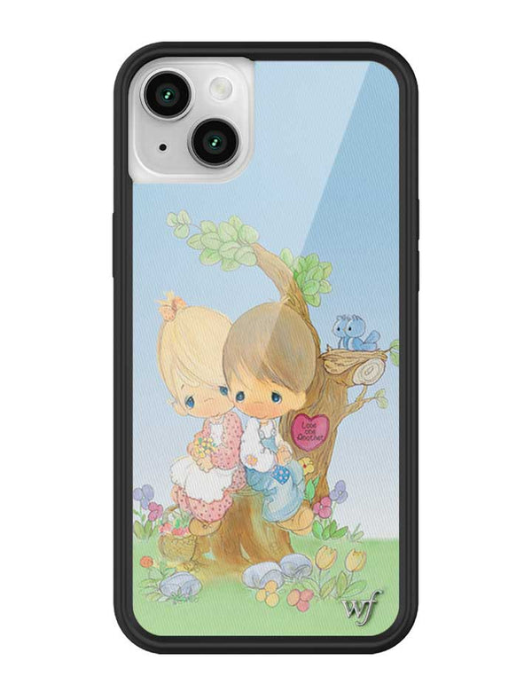 Wildflower iPhone case 13 Precious Moments Love One Another Sweet Blue