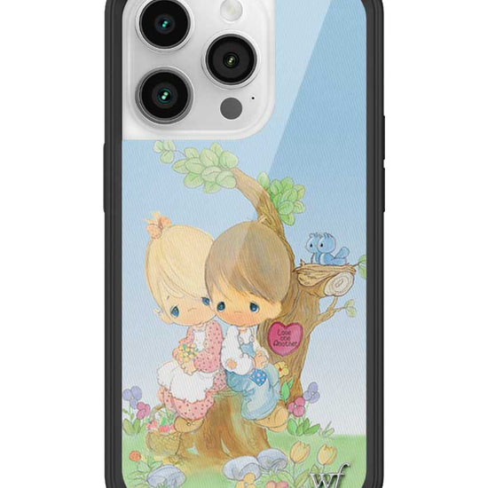 Wildflower iPhone case 14 Pro Precious Moments Love One Another Sweet Blue