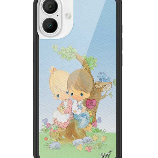 Wildflower iPhone case 16 Plus Precious Moments Love One Another Sweet Blue