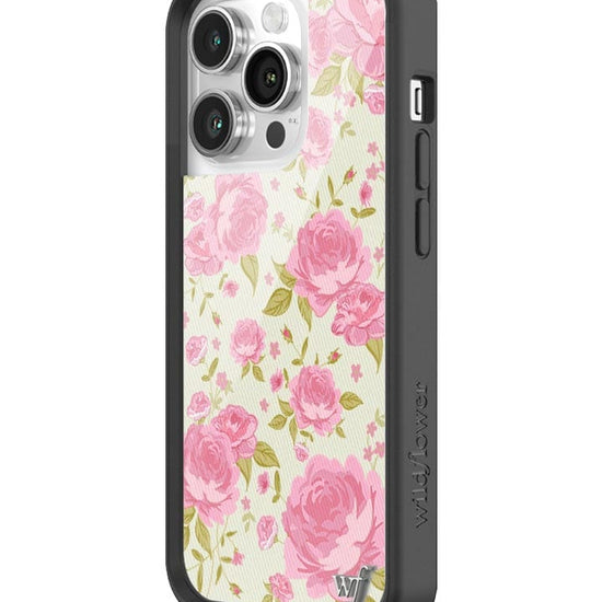 Wildflower Peony Floral iPhone 14 Pro Case