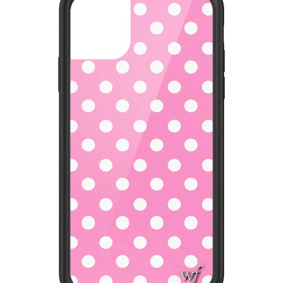 Wildflower iPhone case 11 Pink Polka Dots Cute Classic