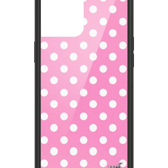 Wildflower iPhone case 12 Pro Max Pink Polka Dots Cute Classic