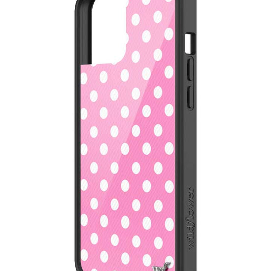 Wildflower iPhone case 12 Pro Max Pink Polka Dots Cute Classic