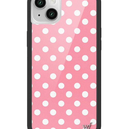 Wildflower iPhone case 13 Pink Polka Dots Cute Classic