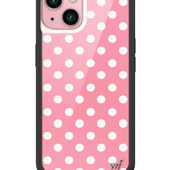 Wildflower iPhone case 16 Pink Polka Dots Cute Classic