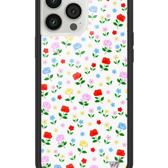 Wildflower iPhone case 13 Pro Max Prairie Floral Flowers Red Cute