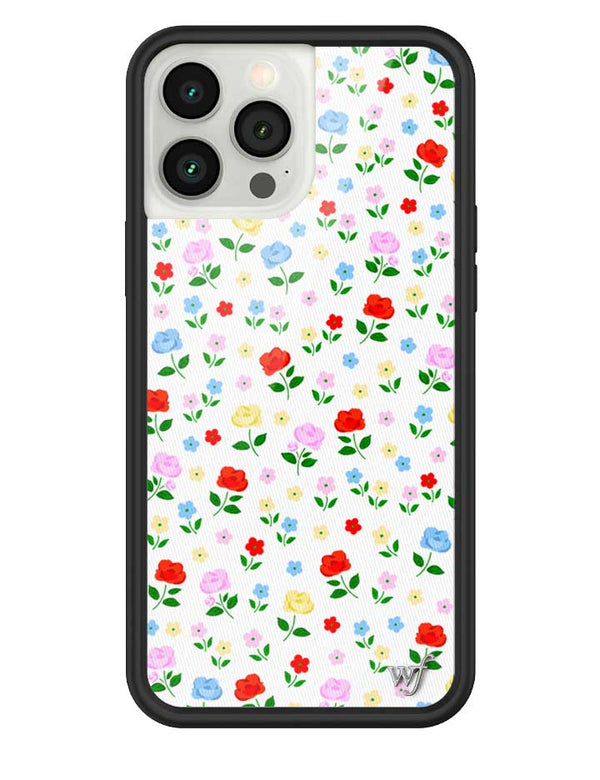 Wildflower iPhone case 13 Pro Max Prairie Floral Flowers Red Cute