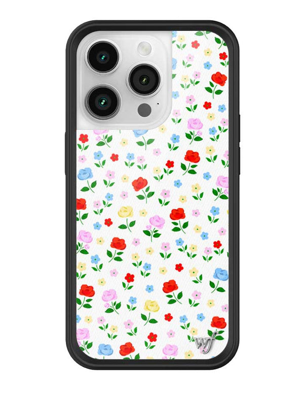 Wildflower iPhone case 14 Pro Prairie Floral Flowers Red Cute