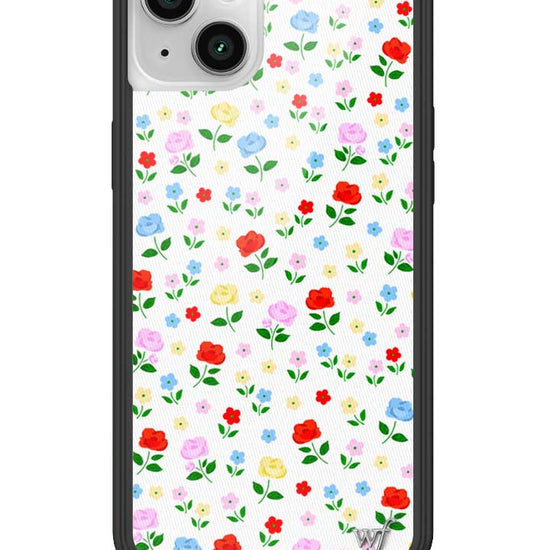 Wildflower iPhone case 14 Plus Prairie Floral Flowers Red Cute