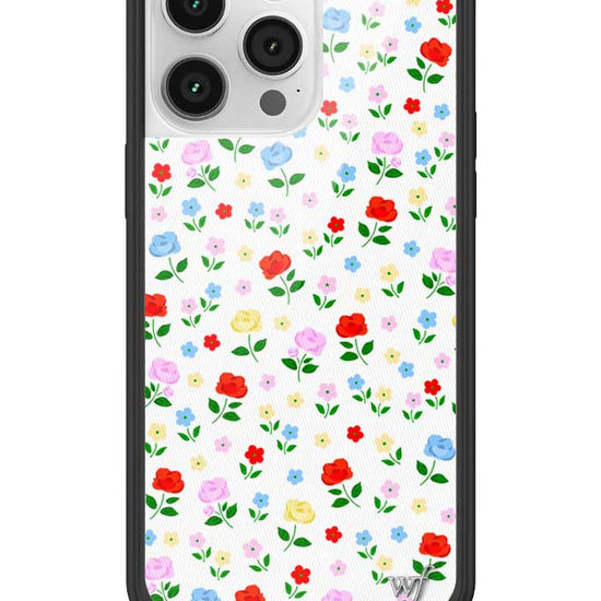 Wildflower iPhone case 14 Pro Max Prairie Floral Flowers Red Cute