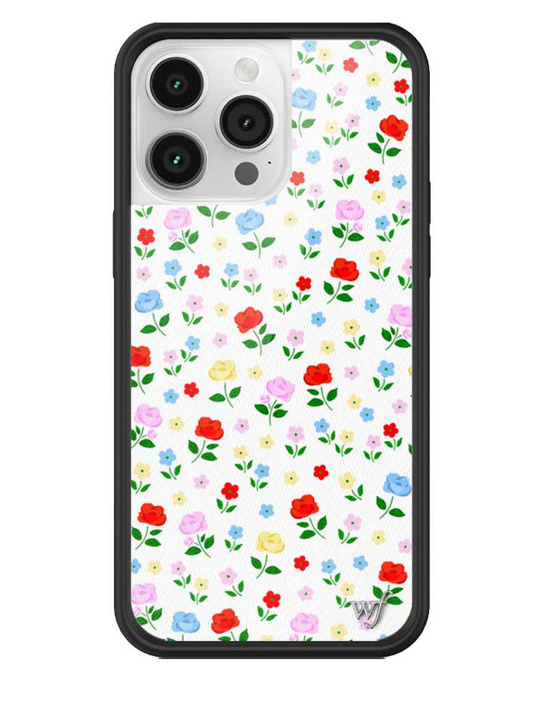 Wildflower iPhone case 14 Pro Max Prairie Floral Flowers Red Cute