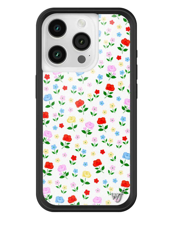 Wildflower iPhone case 15 Pro Prairie Floral Flowers Red Cute